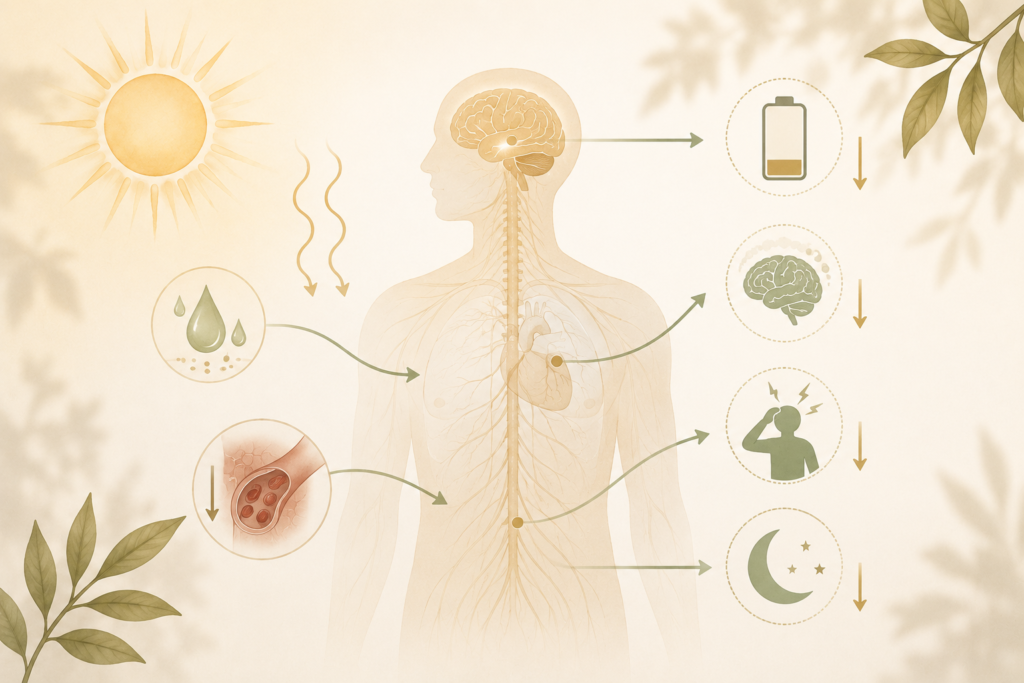canicula sistem nervos