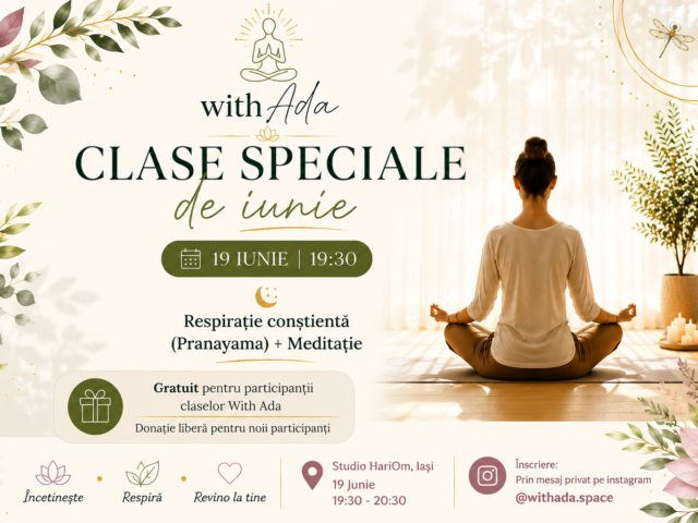 Respirație Conștientă (Pranayama) și Meditație
