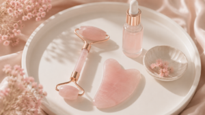 Masajul facial cu gua sha și facial roller poate transforma rutina de skincare într-un ritual de relaxare. Află cum se utilizează corect.