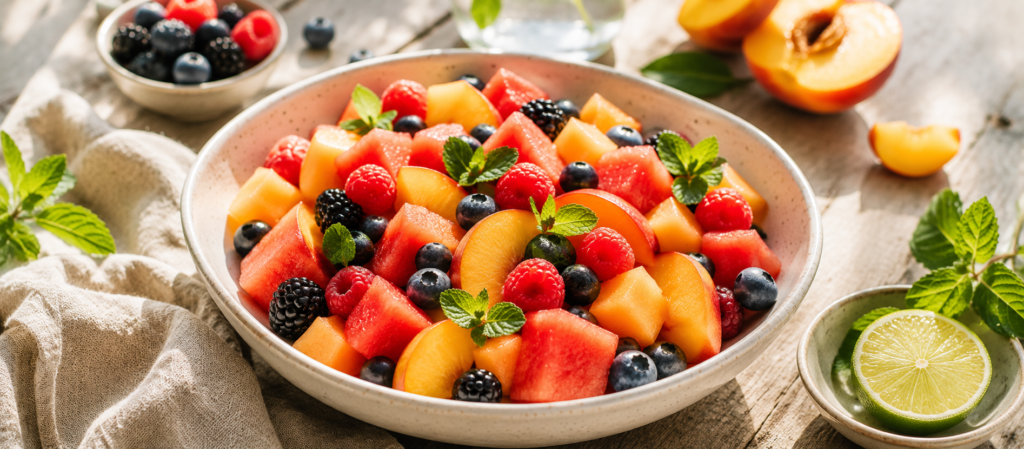 beneficii nutritionale salata de fructe de vara